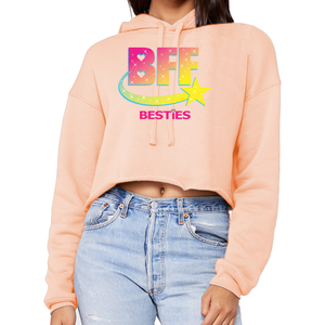 Womens Crop Logo Hoodie